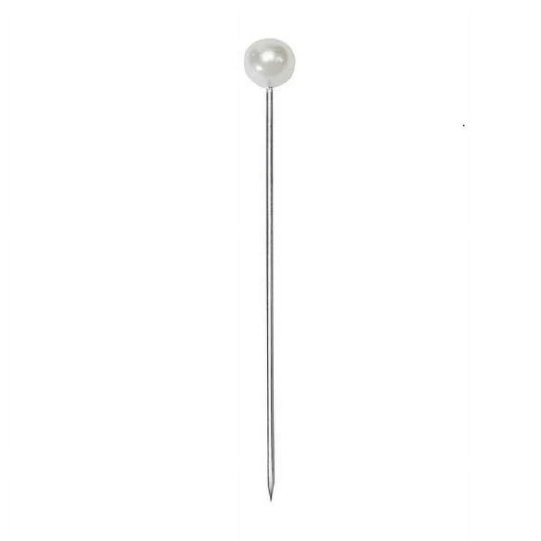 Batino 1 Box of White Pearl Head Pins Positioning Pins Corsage Pins for Sewing Wedding Flower Decorations