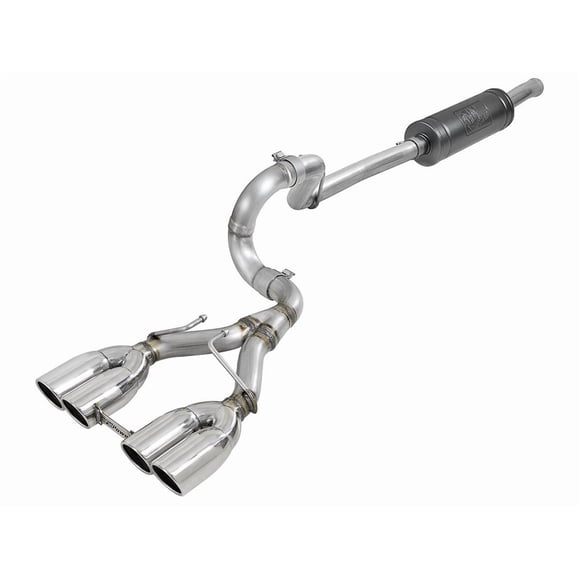 Kit de Système d'Échappement Jeep Wrangler JL Advanced FLOW Engineering 2018-2022 49-38071-P Rebel Cat-Back; Acier Inoxydable 304; avec Silencieux; Diamètre de Tuyau de 2-1/2 Pouces