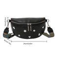 thumbnail image 4 of Bolso Pecho Mujer Ligero Crossbody Turismo Senderismo Camping Negro, 4 of 9