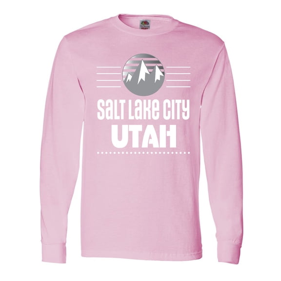 Inktastic Salt Lake City Utah Mountains Long Sleeve T-Shirt