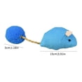 thumbnail image 3 of Interactive Cat Toy Plush Mouse, Simulated Pet Teaser Toy for Indoor Cats, Canvas Material, Wear-Resistant & Bite-Resistant, 5.9 Inch Length, Soft Play Toy, 3 of 8