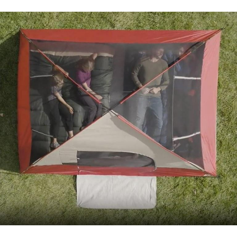 Ozark Trail 6 Person Dome Tent with Sitting Area Floor Area 15 x11 Carry Weight 21.38lbs