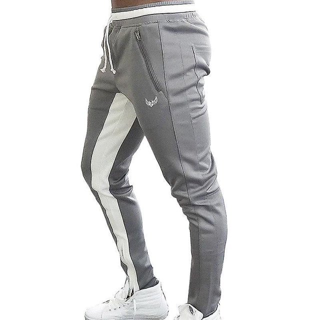 Pantalones deportivos de fitness de moda para hombres M66 ZefeiWu 8390611291990