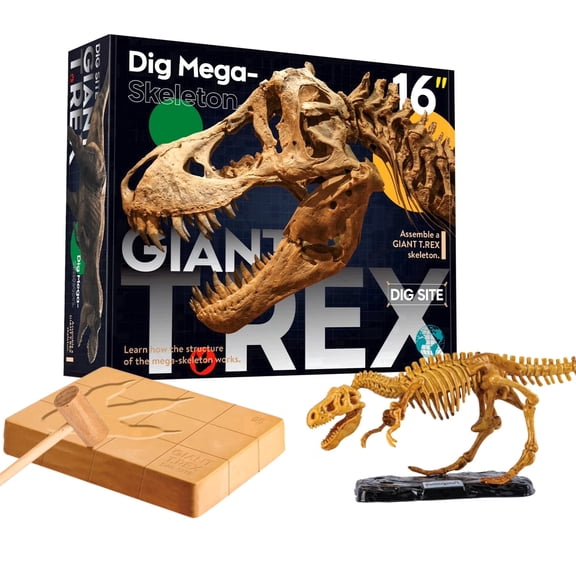 Piano Potato Dinosaur Excavation Kit for Kids,16 inch Giant T-Rex Skeleton Dig Kit for Kids,Dinosaur Fossil Digging Kit with Display Stand, Paleontology Kit for Boys Girls Ages 6-12