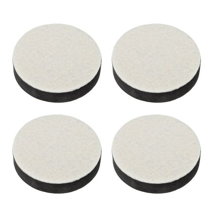 4Pcs Self-Adhesive Furniture Risers, 2.56" Round Heavy Duty Bed Lift Supports