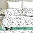 thumbnail image 3 of Elegant Comfort - 4 PIECE Holiday Christmas Flannel Cotton Sheet Set, Deep Pocket Fitted - Twin, Winter Cabin, 3 of 4