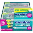 thumbnail image 2 of Mentos Clean Breath Hard Mints Sugar Free Candy, Wintergreen, (Pack of 12), 2 of 3