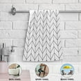thumbnail image 5 of Sage Green Eucalyptus Leaf Hand Towels for Bathroom 2 Pack,Microfiber Soft Absorbent Spring Watercolor Butterfly Leaves Kitchen Towels,Decorative Bathroom Towels for Face,Hair,Bath 18" x 26", 5 of 6