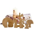 thumbnail image 1 of Escena de Pascua Decoración de madera Decoración de Pascua Cruz de madera Decoración de escena de resurrección Natividad de madera, 1 of 5