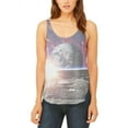 thumbnail image 1 of Explore The Infinity Of Space Juniors Flowy Side Slit Tank Top Multi 2XL, 1 of 2