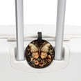 thumbnail image 3 of Butterfly Fission Diagram 2Pcs PU Leather Round Luggage Tags with Privacy Cover and Name ID Tag for Suitcase, Handbags, Backpacks, School Bags, 3 of 6