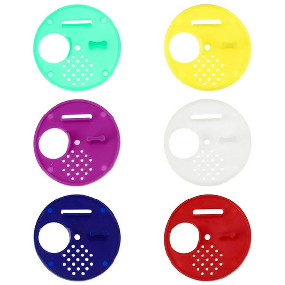 DEELLEEO 30pcs Round Bee Hive Box Entrance Gate Discs Plastic Bee Nest Door Honeycomb Entrance Gate Beehive Nest Door Vents Beekeeping Tools(White/Green/Yellow/Purple/Blue/Red)