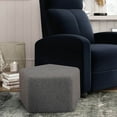 thumbnail image 6 of Lifestyle Solutions Gentry Pentagonal Ottoman, Gray Fabric, 6 of 6