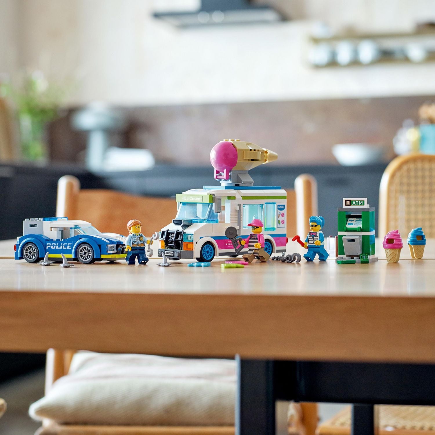 LEGO City Ice Cream Truck Police Chase 60314 Toy Building Kit (317 Pieces)