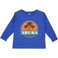 thumbnail image 3 of Inktastic Aruba Vacation Sunset Boys or Girls Long Sleeve Toddler T-Shirt, 3 of 5