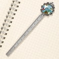 thumbnail image 3 of Santa Claus Vintage Silver Lace-Edged Bookmark: a Delightful Gift for Readers and Book Lovers, 3 of 5