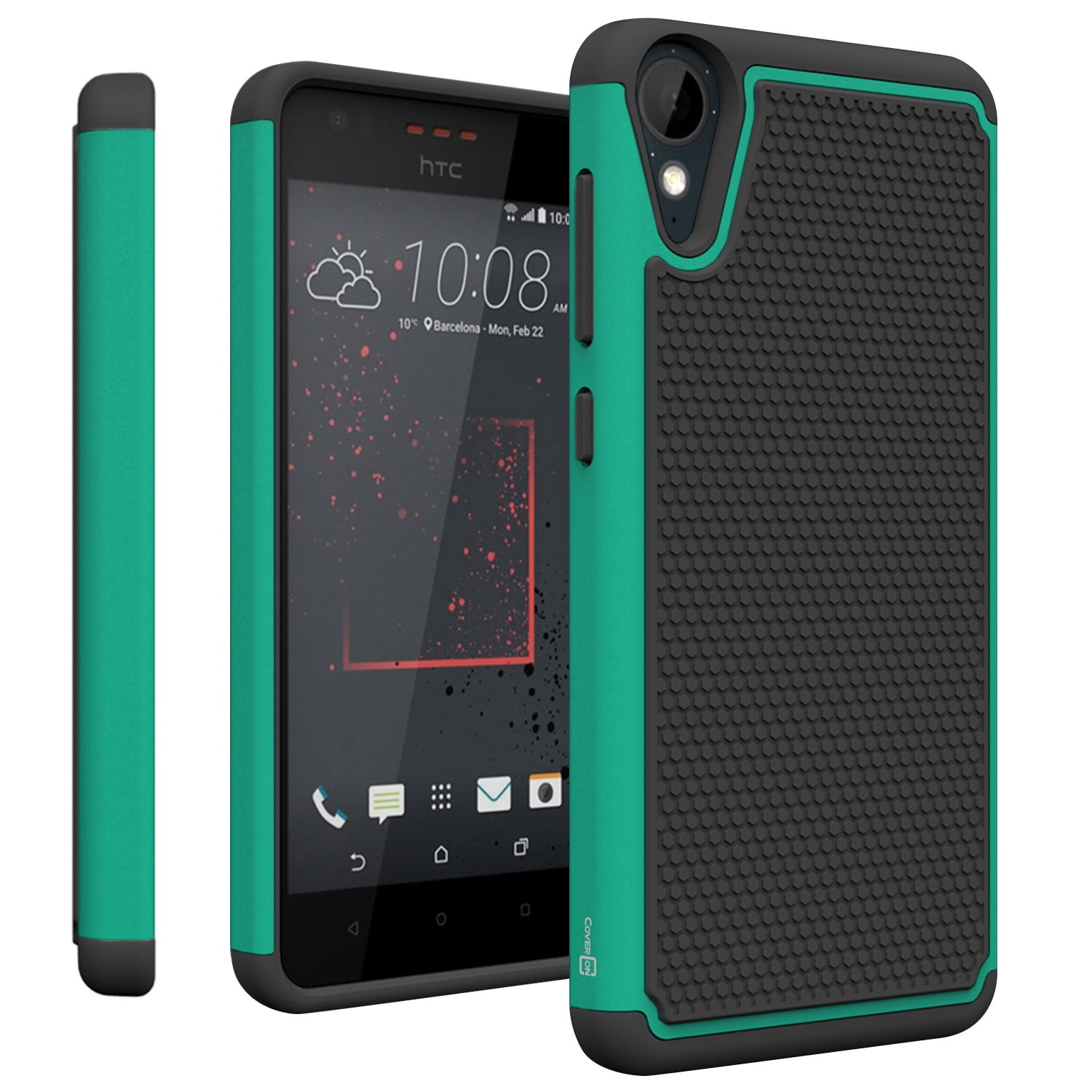 Portiek amplitude Aanleg CoverON HTC Desire 825 Case, HexaGuard Series Hard Phone Cover - Walmart.com