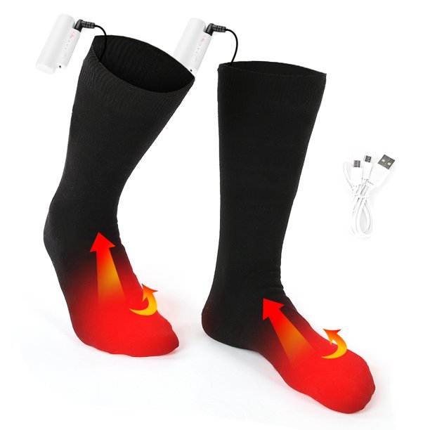 FAGINEY Women Heated Socks,Heated Socks,Men & Women Rechargeable