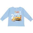 thumbnail image 3 of Inktastic Two and Digging It Bulldozer 2nd Birthday Boys or Girls Long Sleeve Toddler T-Shirt, 3 of 5