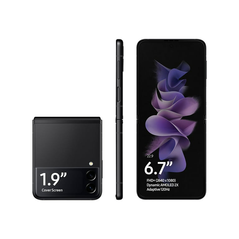 Samsung Galaxy Z Flip3 5G - 5G smartphone - dual-SIM - RAM 8 GB / Internal  Memory 256 GB - phantom black