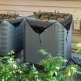thumbnail image 5 of Air Conditioner Cover, Central AC Covers for Outside, Central Air Conditioner Leaf Guard, for All Seasons Top Universal Mesh Cover Defender Outside AC Units(24*24in), 5 of 8
