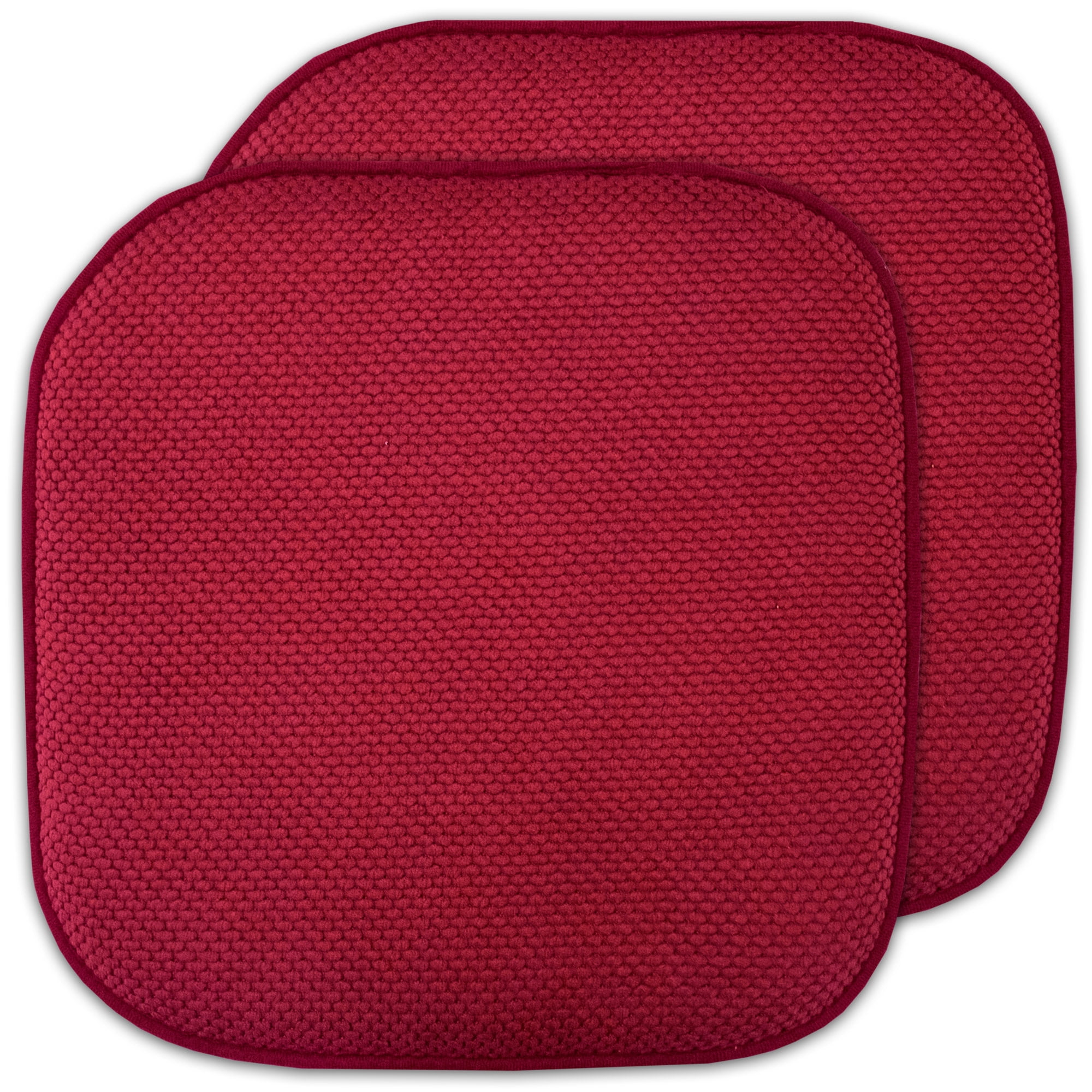 Memory Foam NonSlip Back Chair/Seat 16" x 16" Cushion Pad 2