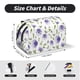 thumbnail image 5 of Disketp Purple Chicory Estuche de Lápices de Doble Capa con Tapa Abatible y Cremallera, Organizador Escolar para Adolescentes y Adultos, 5 of 7