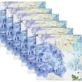 thumbnail image 6 of GZHJMY Blue White Hydrangea Flowers Cloth Napkins 20 X 20 inch Polyester Washable Cocktail Napkins for Dinner Decorative - 1 Piece Washcloths, 6 of 7
