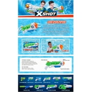 X Shot Hydro Hurricane, 1.0 CT Blue Water Blaster