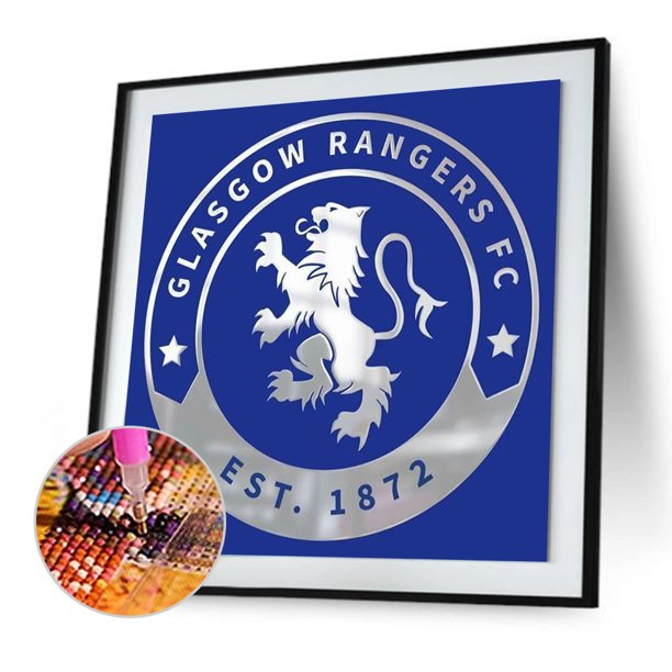 Cuadros Decorativos Kits de pintura de diamantes 5D DIY Logotipo de club de fútbol de resina Ronda completa Tmvgtek embutido en tela