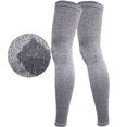 thumbnail image 4 of Verano Correr Ejercicio Baloncesto Bicicleta Ciclismo Calentador De Piernas Gris M Sunnimix Correr, 4 of 8