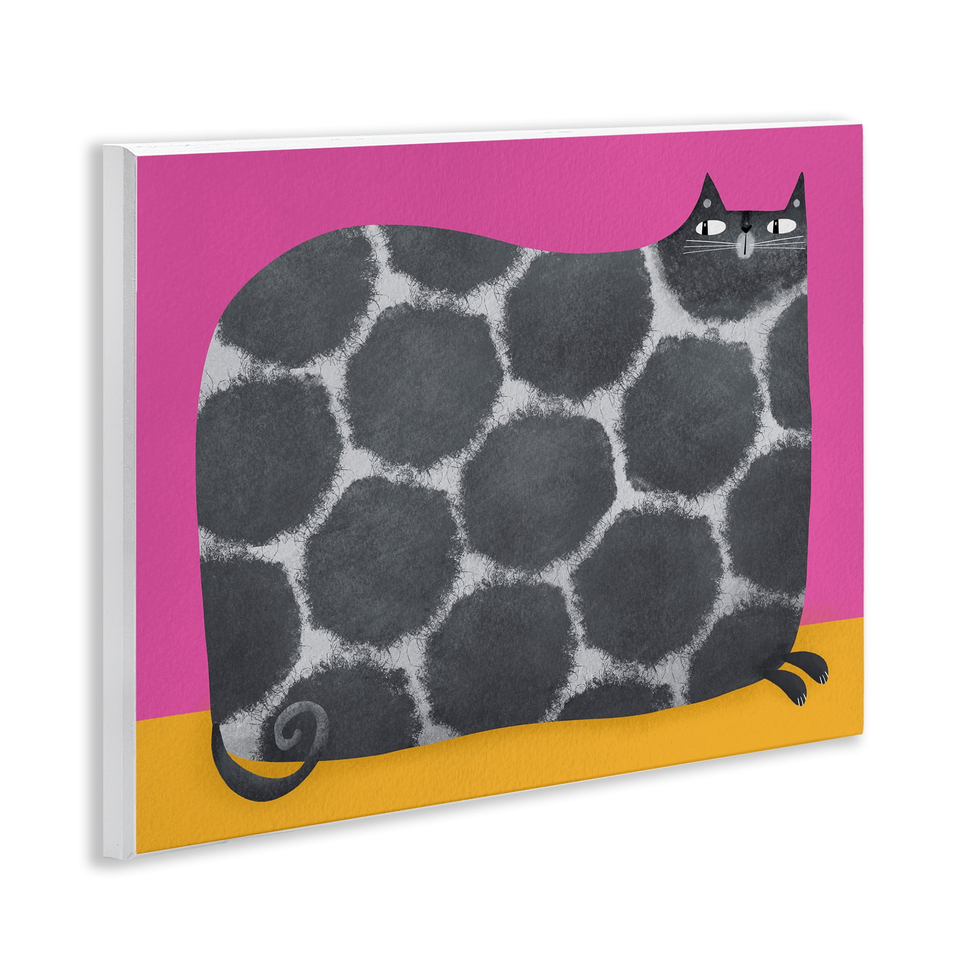 Stupell Industries Big Spots on Cat Wall Plaque Art, design by Gabriela Avila