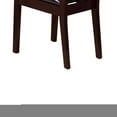 thumbnail image 3 of Wooden Frame Slatted Back Dining Seat, Set of 2, Brown- Saltoro Sherpi, 3 of 6