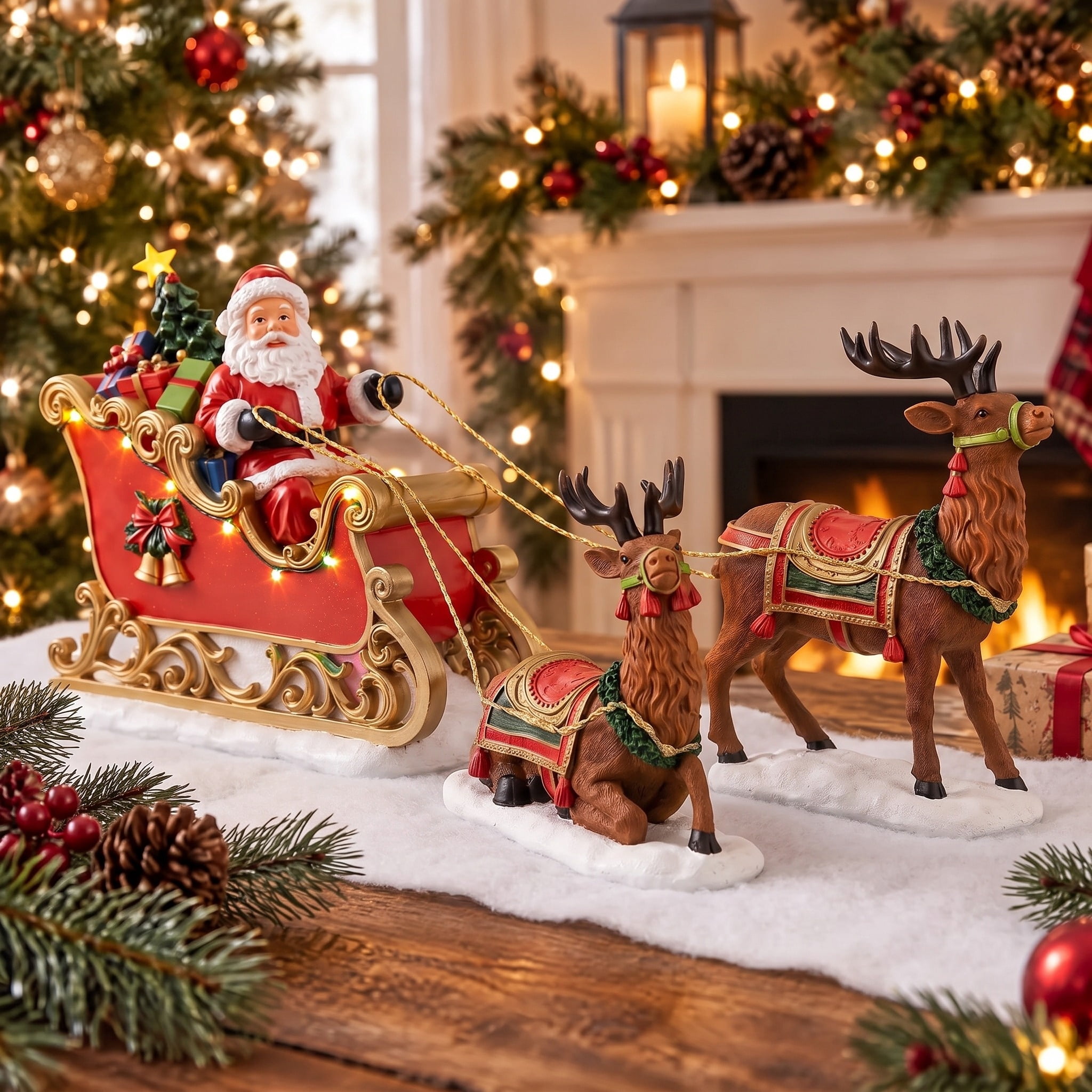 Snow Roll Christmas Village Decoration, White, 36" x 8', by Holiday Time