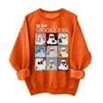 thumbnail image 2 of DailyTrove Women's Halloween Long - Sleeve Sweatshirt, "It's My Spooky Era" Ghosts Print, Easy - Fit, Soft Fabric, Halloween Get - Togethers & Casual Wear, 2 of 6