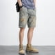thumbnail image 2 of Pantalones cortos de mezclilla para hombre, bermuda corta con bolsillos, pantalones vaqueros cortos para hombre, tendencia larga rota 2024, moda Harajuku Y2k azul desgastada, 2 of 5