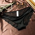 thumbnail image 4 of TrowBridge-bragas sexys para mujer, ropa interior de encaje de satén de seda, lencería hueca, agradable para la piel, calzoncillos cómodos, 4 of 4