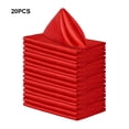 thumbnail image 3 of Billuyoard Servilletas de versátiles y prácticas de 20 piezas para cualquier ocasión hechas de servilletas de tela de poliéster Kits de decoración para fiestas rojo, 3 of 6
