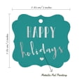thumbnail image 7 of Inkdotpot Pack Of 50 Real Silver Foil Bracket Shape Paper Tags Happy Holiday Favor Hang Tags, 7 of 7