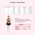thumbnail image 6 of iiniim Girls 2 Piece Sequin Gym Ballet Lyrical Jazz Dance Outfit Sleeveless Crop Top with Layered Skirt Purple 14, 6 of 7