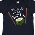 thumbnail image 4 of Inktastic This is How I Roll Cute Sushi Boys or Girls Baby Bodysuit, 4 of 5