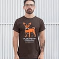 thumbnail image 3 of Tee Hunt Life is Better With My Chihuahua T-shirt Toy Dog Lover Cute Pet Men's Tee, Brown, XX-Large, 3 of 5