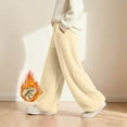 thumbnail image 5 of FAIWAD Boys Girls Fleece Sweatpants Unisex Kids Winter Warm Fuzzy Pants Winter Warm Plush Pajama Pants, 5 of 9