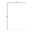 thumbnail image 2 of Textured White 5.5x8.5 Uncut Art Mat Board - No Opening - 1 Mat, 2 of 7