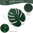 thumbnail image 2 of Dalrosia 50PCS Large Artificial Palm Leaves,Tropical Monstera Fake Faux Green Leaf Table and Wall Decoration for Jungle Safari Hawaiian Luau Party BBQ Supplies, 2 of 8