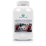 Nature's Lab L-Arginine Extra Strength – 60 Capsules (1 Month Supply) - with Beet Root Powder, Citrulline Malate, Boosts Nitric Oxide Precursors, Stamina*