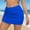 A340 Navy, variant on Xdegoge Swimwear for Women Bottoms High Waisted Ruched Mini Skirt Bathing Suit Bottoms Solid Gathered Tummy Control Slimming Pool Party