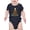 Navy, variant on Bear And Penguin In Zen T-Shirt Infant -Jay Fleck Designs, Unisex Regular Fit