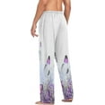 thumbnail image 5 of Blue Hydrangeas Flowers and Butterfly Men's Pajama Pants Lightweight Sleepwear Bottom Lounge Pants, 5 of 6