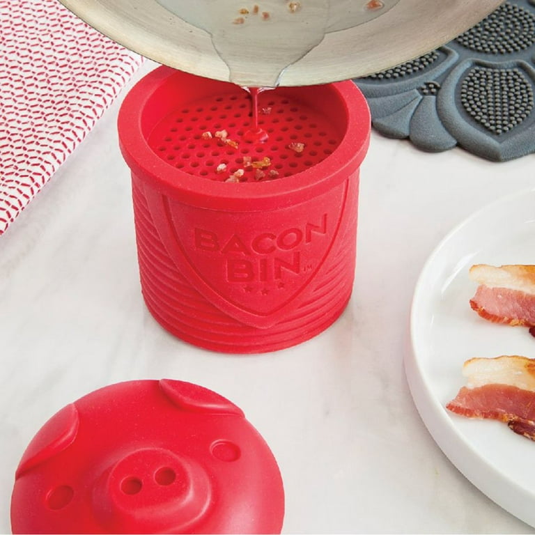 Talisman Designs Silicone Bacon Bin XL Grease Container, 2 cup